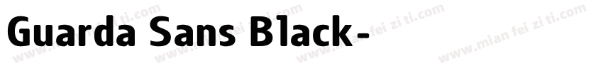 Guarda Sans Black字体转换